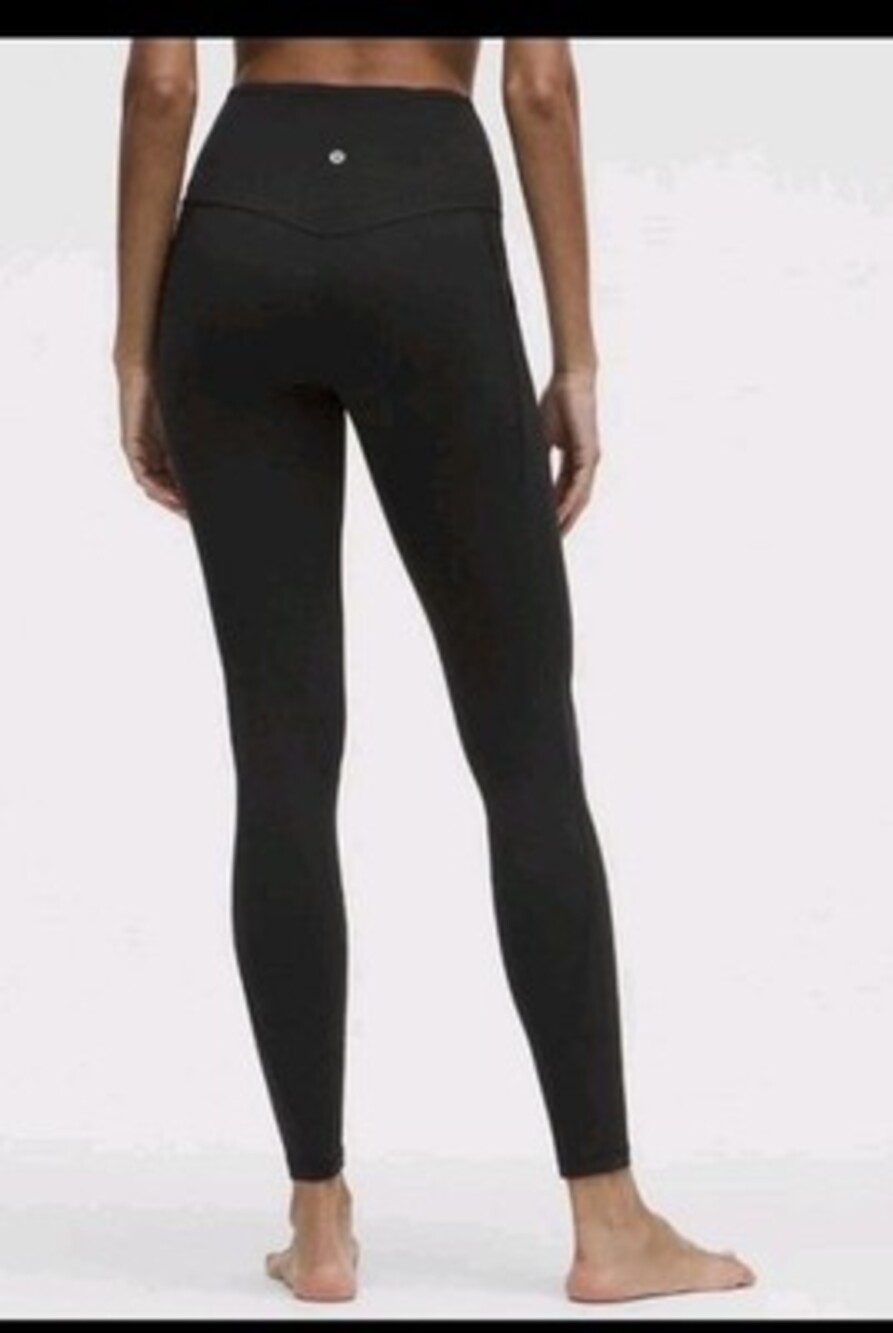 Lululemon Align High Rise Pants With Pockets 28” Black Sz 12 NWT